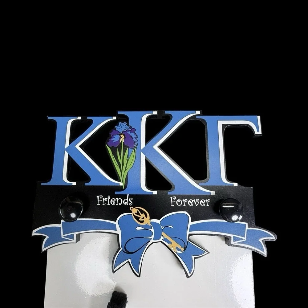 Kappa Kappa Gamma Vintage Wooden Collectible Wall‎ Mounted Shelia's Collectibles
